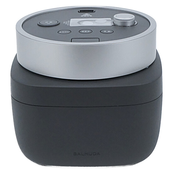 【新品】【新品訳あり(箱きず・やぶれ)】 BALMUDA　3合炊き電気炊飯器　The Gohan K08A-BK　ブラック