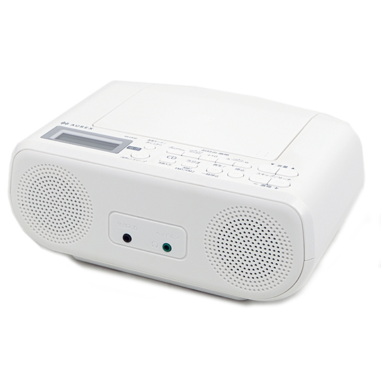 【新品】TOSHIBA　CDラジオ AUREX　AX-CR30(W)　ホワイト