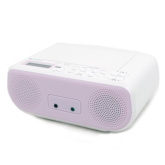 【新品】TOSHIBA　CDラジオ AUREX　AX-CR30(P)　ピンク