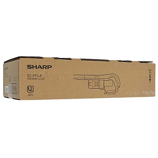 【新品】SHARP　コードレススティック掃除機 マイルームスティック　EC-PT3-P　アッシュピンク