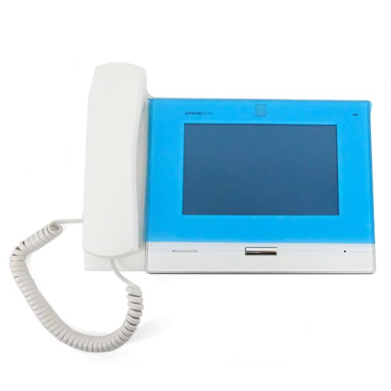 【新品】【新品(開封のみ・箱きず・やぶれ)】 アイホン　7型モニター付インターホン端末 受話器付　IX-MV7-HW　白