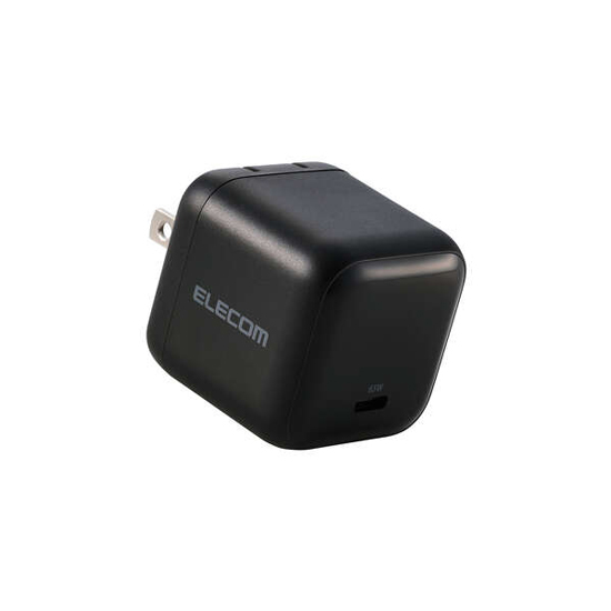 【新品】ELECOM　USB Power Delivery 65W AC充電器　MPA-AC12465BK　ブラック