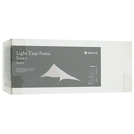 【新品】snow peak　ライトタープ ペンタ　STP-381-IV-US　アイボリー