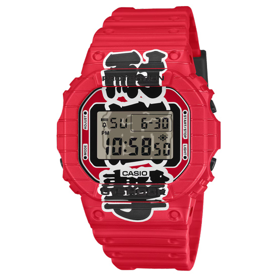 【新品】CASIO　腕時計 G-SHOCK 赤提灯デザインモチーフ　DW-5600AKA-4JR