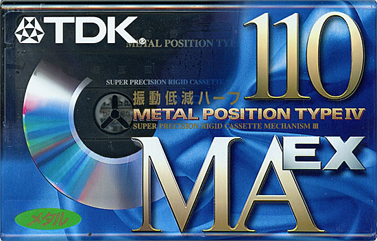【新品】TDK　カセットテープ メタルポジション MAEX-110　110分