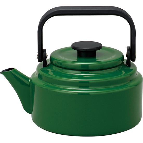 【新品】【新品訳あり(箱きず・やぶれ)】 野田琺瑯　アム ケトル 2.0L　AM-20KG　グリーン