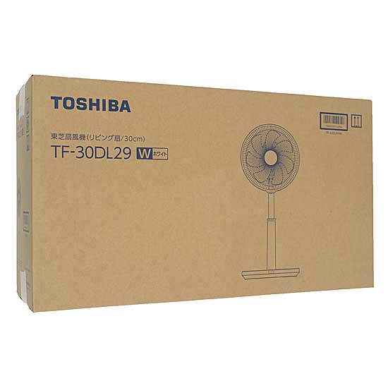 【新品】TOSHIBA　DCリビング扇風機　TF-30DL29(W)　ホワイト