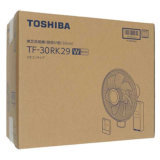 【新品】TOSHIBA　壁掛け扇風機　TF-30RK29(W)　ホワイト