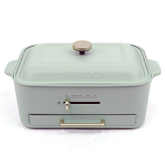 【新品】BRUNO■コンパクトグリルホットプレート■BOE109-GR■グリーン■新品未開封