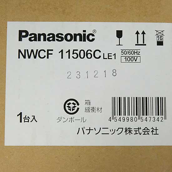【新品】【新品訳あり(箱きず・やぶれ)】 Panasonic　LEDシーリングライト　NWCF11506C LE1