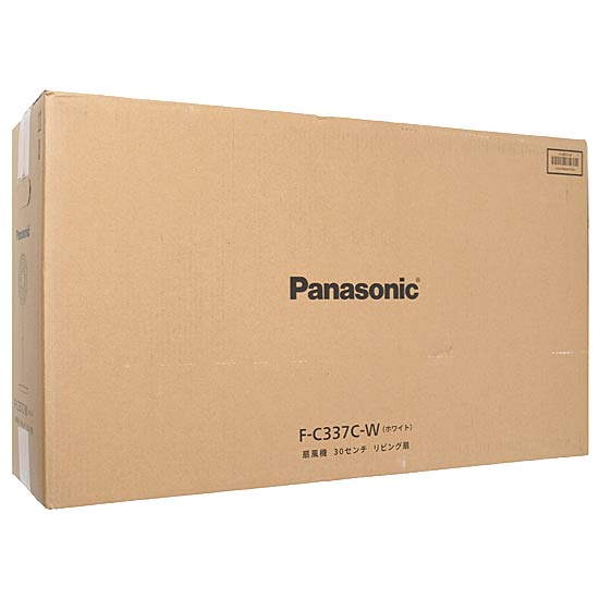 【新品】【新品訳あり(箱きず・やぶれ)】 Panasonic　リビング扇風機　F-C337C-W　ホワイト