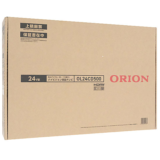 【新品】【新品訳あり(箱きず・やぶれ)】 ORION　24V型 ハイビジョン液晶テレビ　OL24CD500