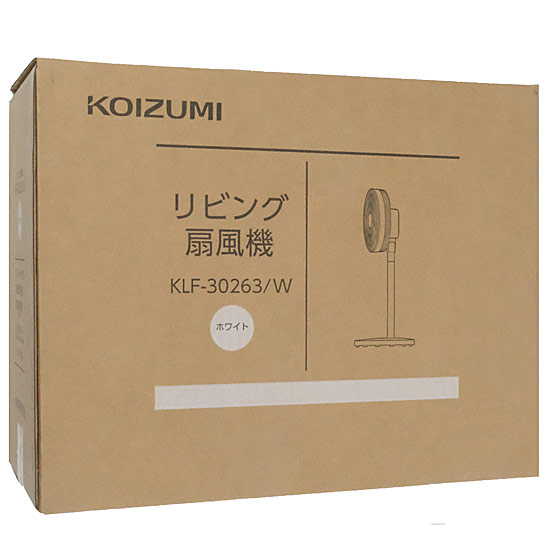 【新品】KOIZUMI　リビング扇風機　KLF-30263/W　ホワイト