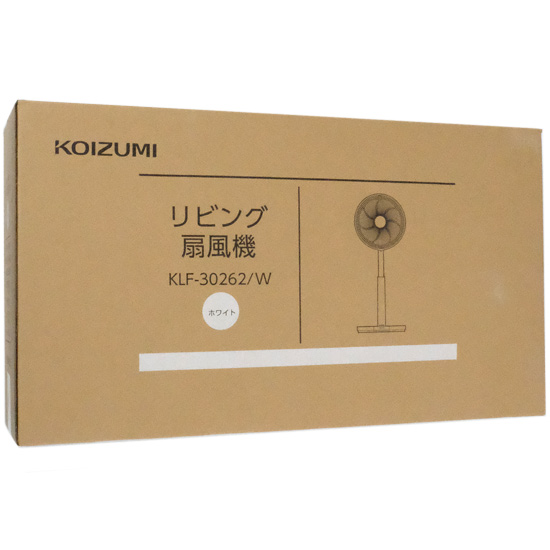 【新品】KOIZUMI　リビング扇風機　KLF-30262/W　ホワイト