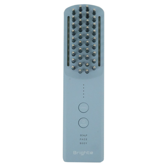 【新品】【新品(開封のみ)】 Aiロボティクス　ブラシ型美顔器 Brighte ELEKI BRUSH+ BRT-FSB180LB　アイスブルー