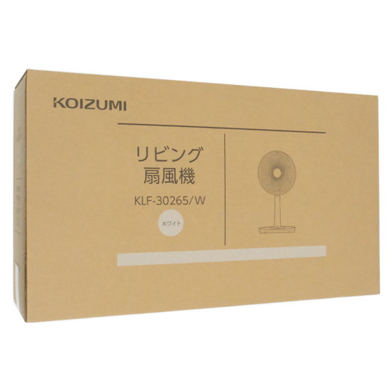 【新品】KOIZUMI　リビング扇風機　KLF-30265/W　ホワイト