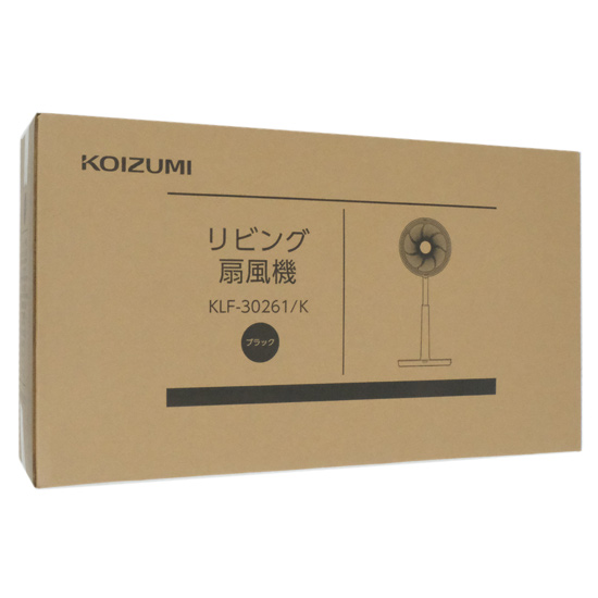 【新品】KOIZUMI　リビング扇風機　KLF-30261/K　ブラック