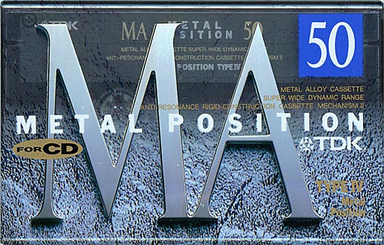 【新品】TDK　カセットテープ メタルポジション MA-50A　50分