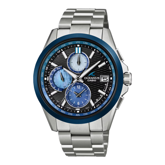 【新品】CASIO　腕時計 オシアナス Classic Line Indigo Ocean 阿波藍 限定モデル　OCW-T2600AP-1AJF