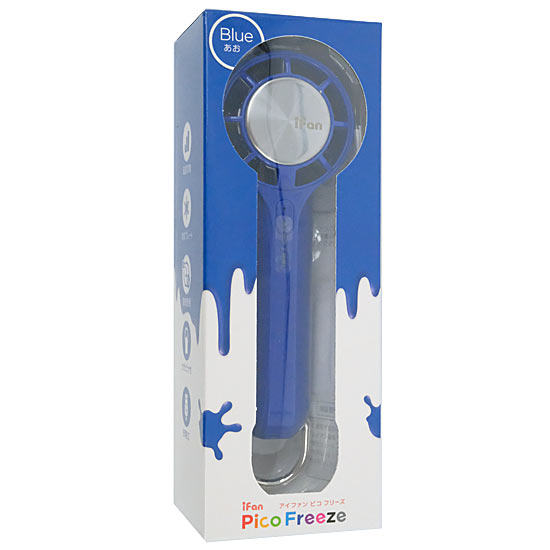 【新品】エレス　冷却プレート付きミニハンディファン iFan Pico Freeze IF-PCF26-BL　ブルー