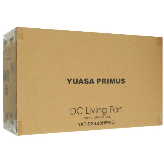 【新品】ユアサプライムス　DCモーター搭載 リビング扇風機　YKT-D3423HFR(C)　ベージュ