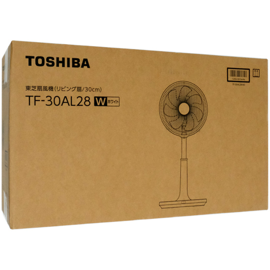 【新品】【新品訳あり(箱きず・やぶれ)】 TOSHIBA　ACリビング扇風機　TF-30AL28(W)　ホワイト