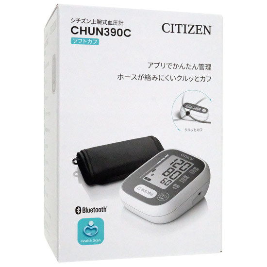 【新品】シチズン　上腕式電子血圧計　CHUN390C