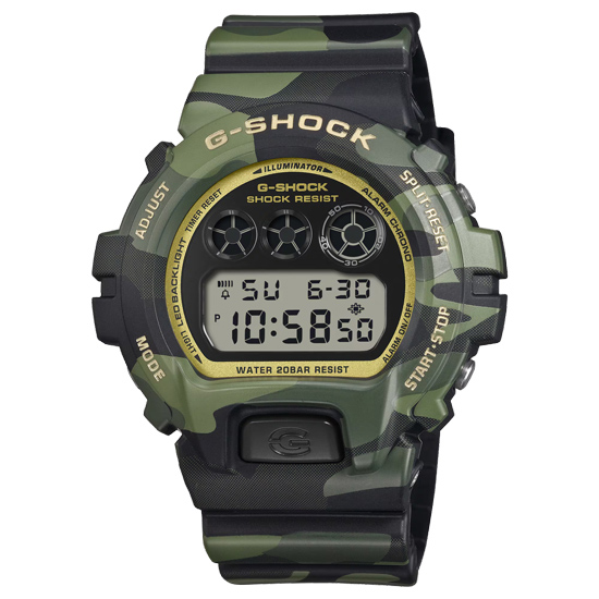 【新品】CASIO　腕時計 G-SHOCK BOLD CAMO Series CAMO AND GOLD　DW-6900CMG-3JF