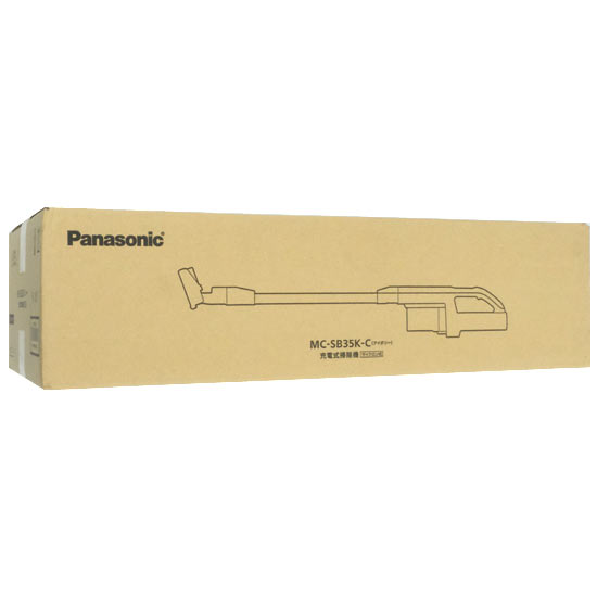 【新品】Panasonic　サイクロン式コードレススティック掃除機 パワーコードレス　MC-SB35K-C　アイボリー