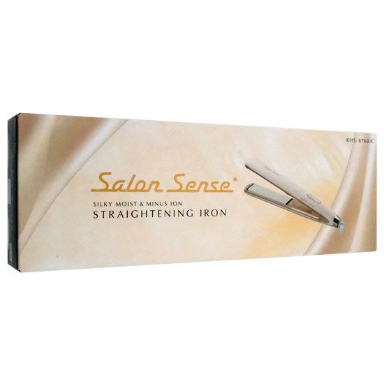 【新品】【新品(開封のみ)】 KOIZUMI　マイナスイオンストレートアイロン Salon Sense　KHS-8760/C　アイボリー
