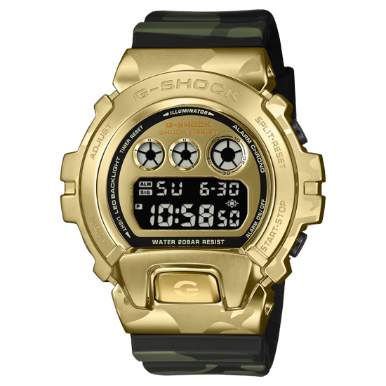 【新品】CASIO　腕時計 G-SHOCK BOLD CAMO Series CAMO AND GOLD　GM-6900CMG-3JF