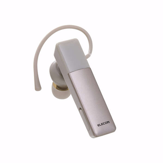 【新品】ELECOM　Bluetoothワイヤレスヘッドセット　LBT-HSC21MPBE　ベージュ