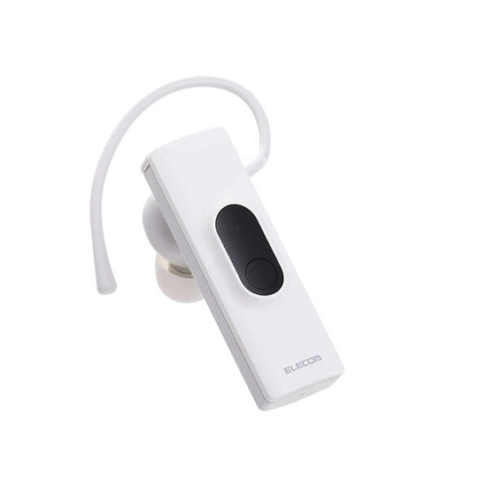 【新品】ELECOM　Bluetoothワイヤレスヘッドセット　LBT-HSC11MPWH　ホワイト