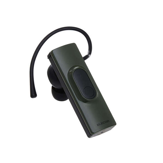 【新品】ELECOM　Bluetoothワイヤレスヘッドセット　LBT-HSC11MPGN　カーキ