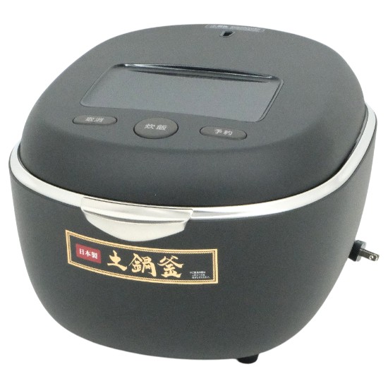 【新品】TIGER　土鍋圧力IHジャー炊飯器 土鍋ご泡火炊き 5.5合炊き　JRT-A100-KS　墨黒