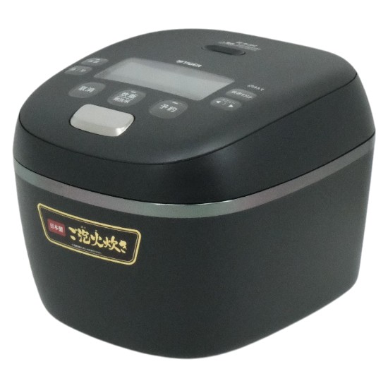 【新品】TIGER　圧力IHジャー炊飯器 炊きたて ご泡火炊き 10合炊き　JRI-S180-KO　オフブラック