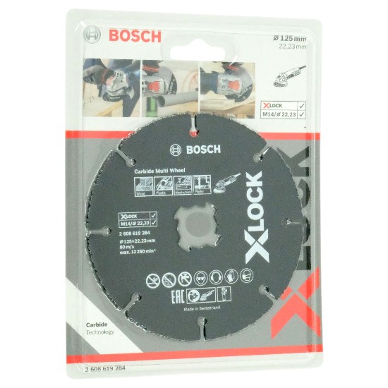 【新品】BOSCH　X-LOCK カーバイドマルチホイール 125mm 2608619284