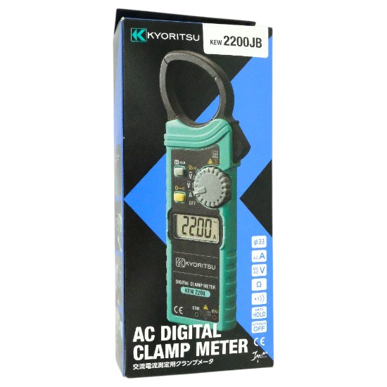【新品】共立電気計器　ACデジタルクランプメータ　2200JB