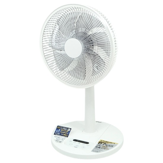 【新品】【新品(開封のみ)】 YAMAZEN　DCモーターリビング扇風機 温度センサー搭載　RLX-SAP030　ホワイト