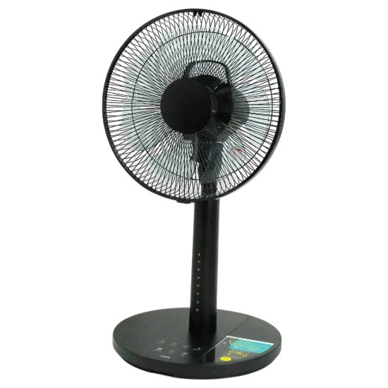 【新品】【新品(開封のみ)】 ユアサプライムス　リビング扇風機 DCモーター搭載 温度センサー付き　YT-DH3480GFR(K)　ブラック