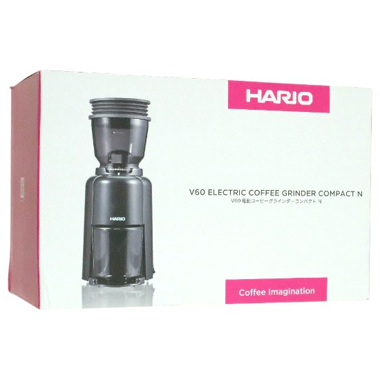 【新品】HARIO　電動コーヒーグラインダーコンパクトN V60　EVCN-8-B