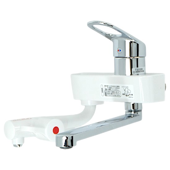 【新品】【新品(開封のみ)】 TOTO　壁付シングル混合水栓　T335DR