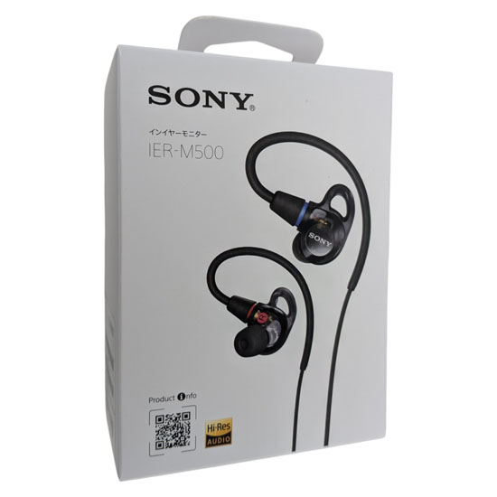 【新品】SONY　ステレオヘッドホン　IER-M500 (B)　ブラック