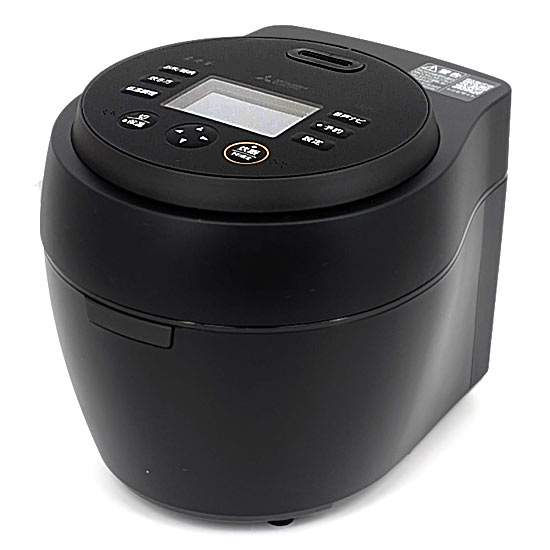 【新品】【新品(開封のみ)】 三菱電機　IHジャー炊飯器 本炭釜 紬 5.5合炊き　NJ-BW10J-B　炭漆黒