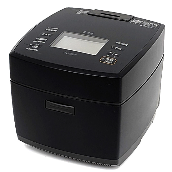 【新品】【新品(開封のみ)】 三菱電機　IHジャー炊飯器 本炭釜 5.5合炊き　NJ-VW10J-B　炭漆黒