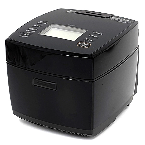 【新品】【新品(開封のみ)】 三菱電機　IHジャー炊飯器 備長炭 炭炊釜 5.5合炊き　NJ-VP10J-B　黒曜