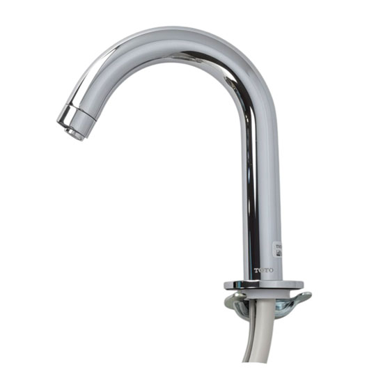 【新品】【新品訳あり(開封のみ・箱きず・やぶれ)】 TOTO　アクアオート 台付自動水栓 電気温水器一体形 スパウト部　TENA12AH