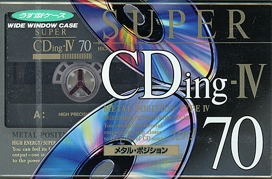 【新品】TDK　カセットテープ メタルポジション SUPER CDing-IV　SCD4-70　70分
