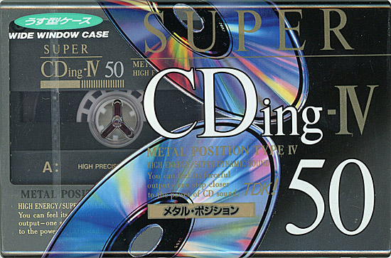 【新品】TDK　カセットテープ メタルポジション SUPER CDing-IV　SCD4-50　50分