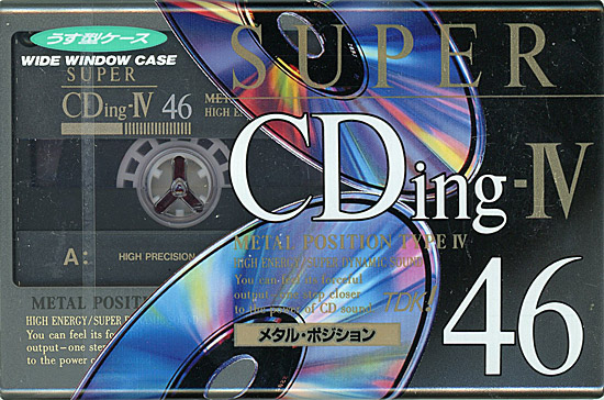 【新品】TDK　カセットテープ メタルポジション SUPER CDing-IV　SCD4-46　46分